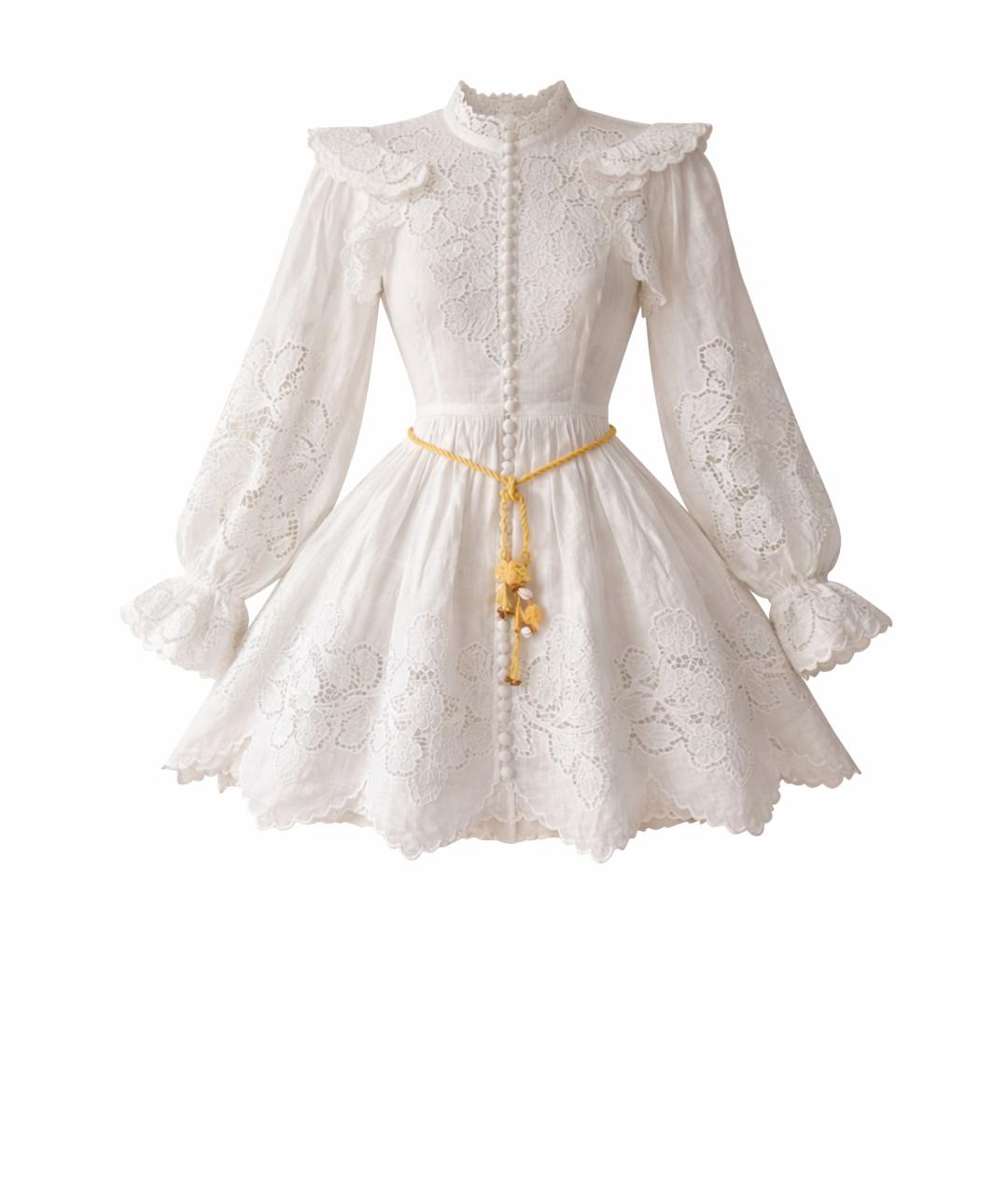 ZIMMERMANN Бежевый хлопковый сарафан, фото 1