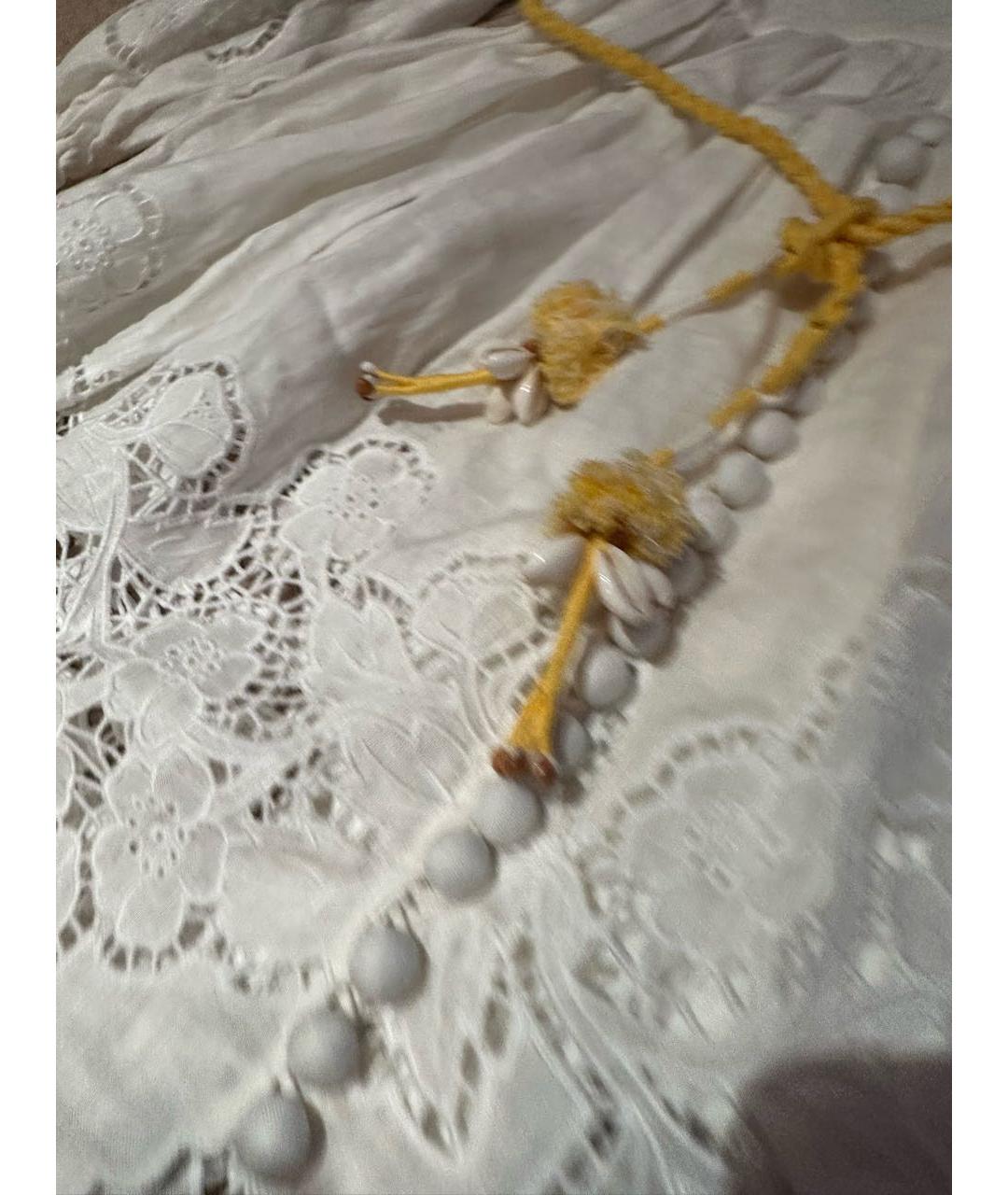 ZIMMERMANN Бежевый хлопковый сарафан, фото 5