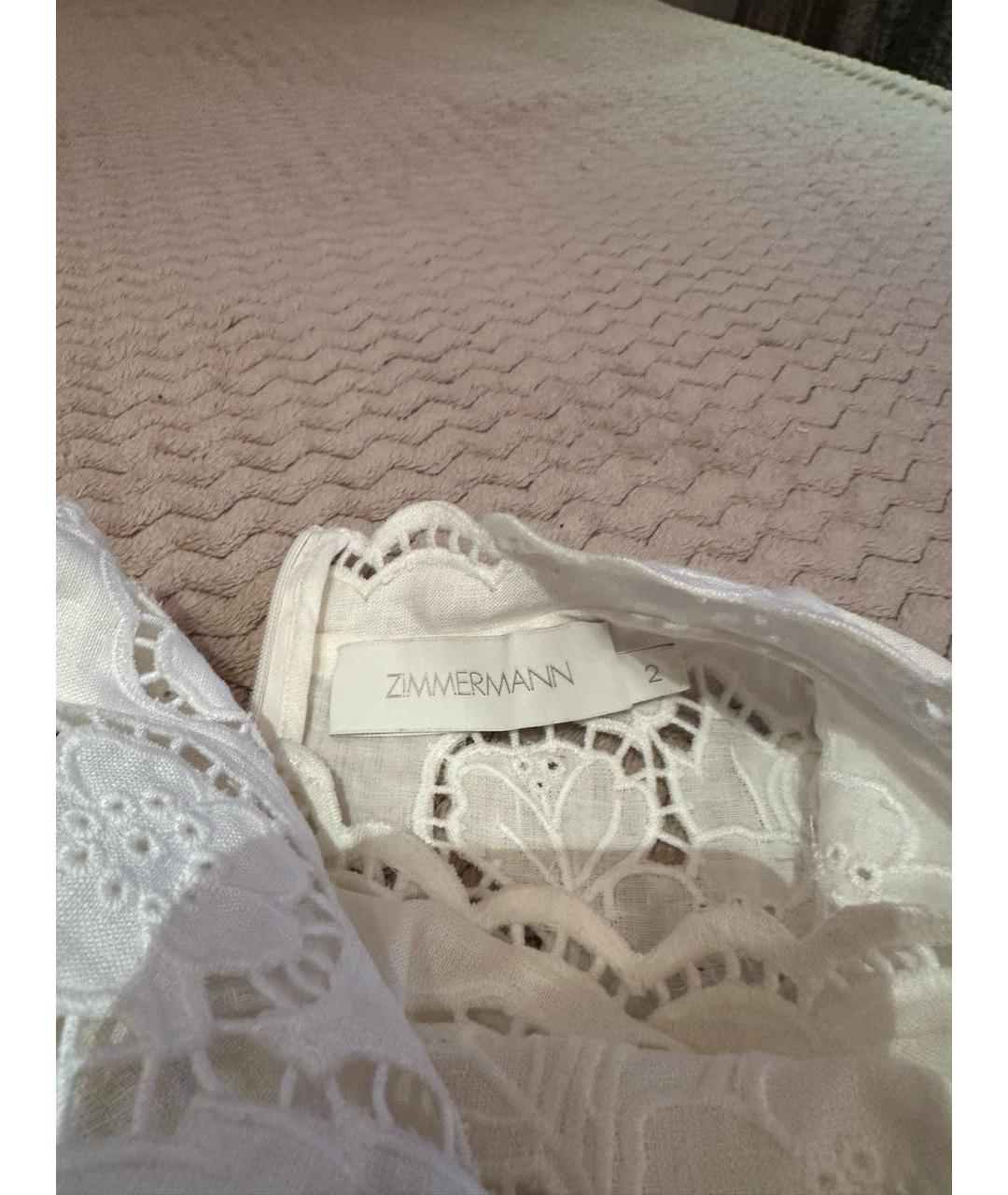 ZIMMERMANN Бежевый хлопковый сарафан, фото 8