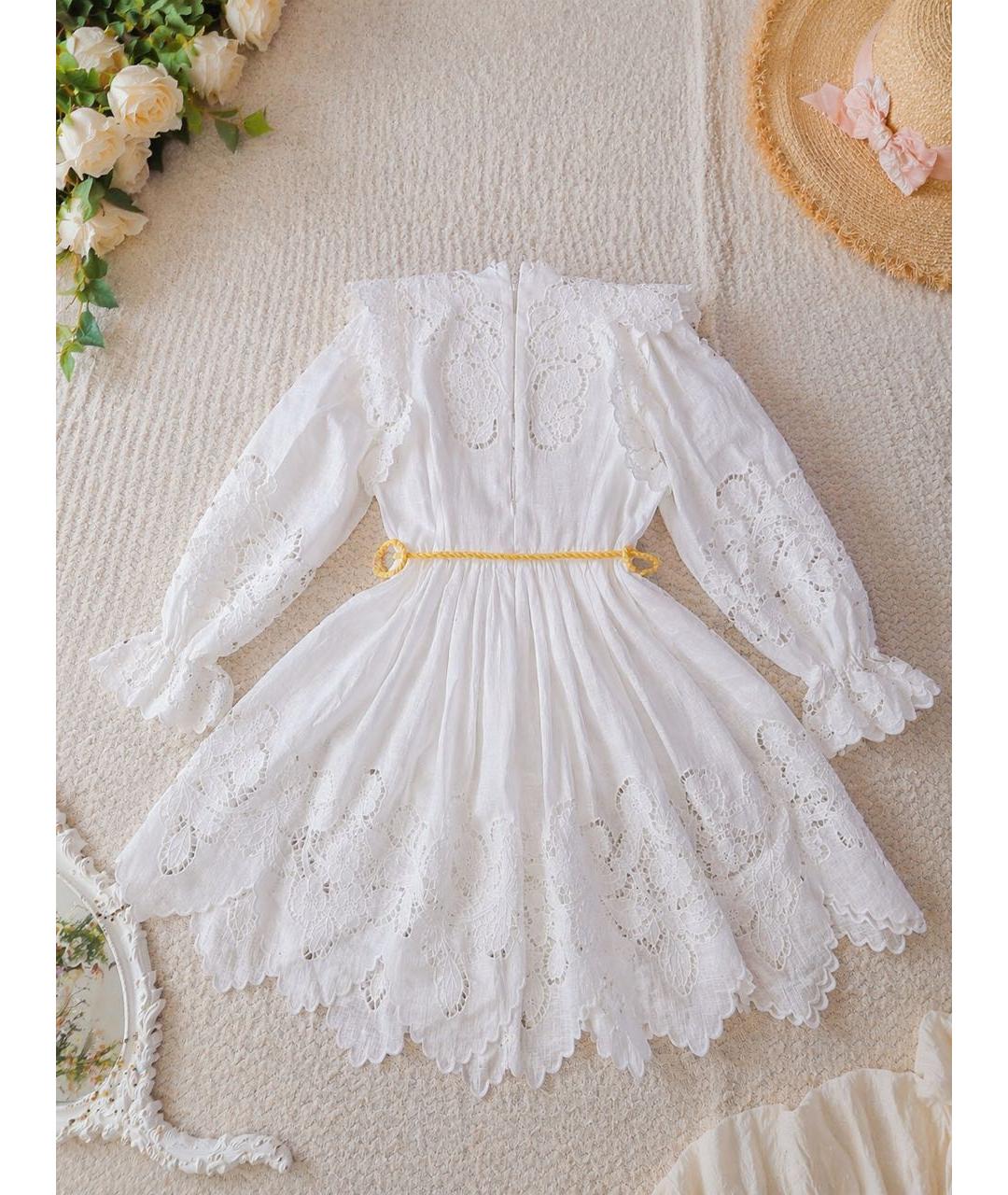 ZIMMERMANN Бежевый хлопковый сарафан, фото 3