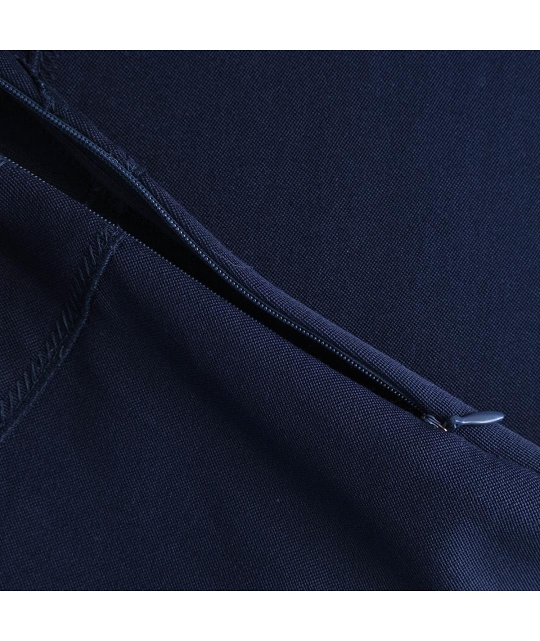 BOTTEGA VENETA Темно-синее шерстяное повседневное платье, фото 5