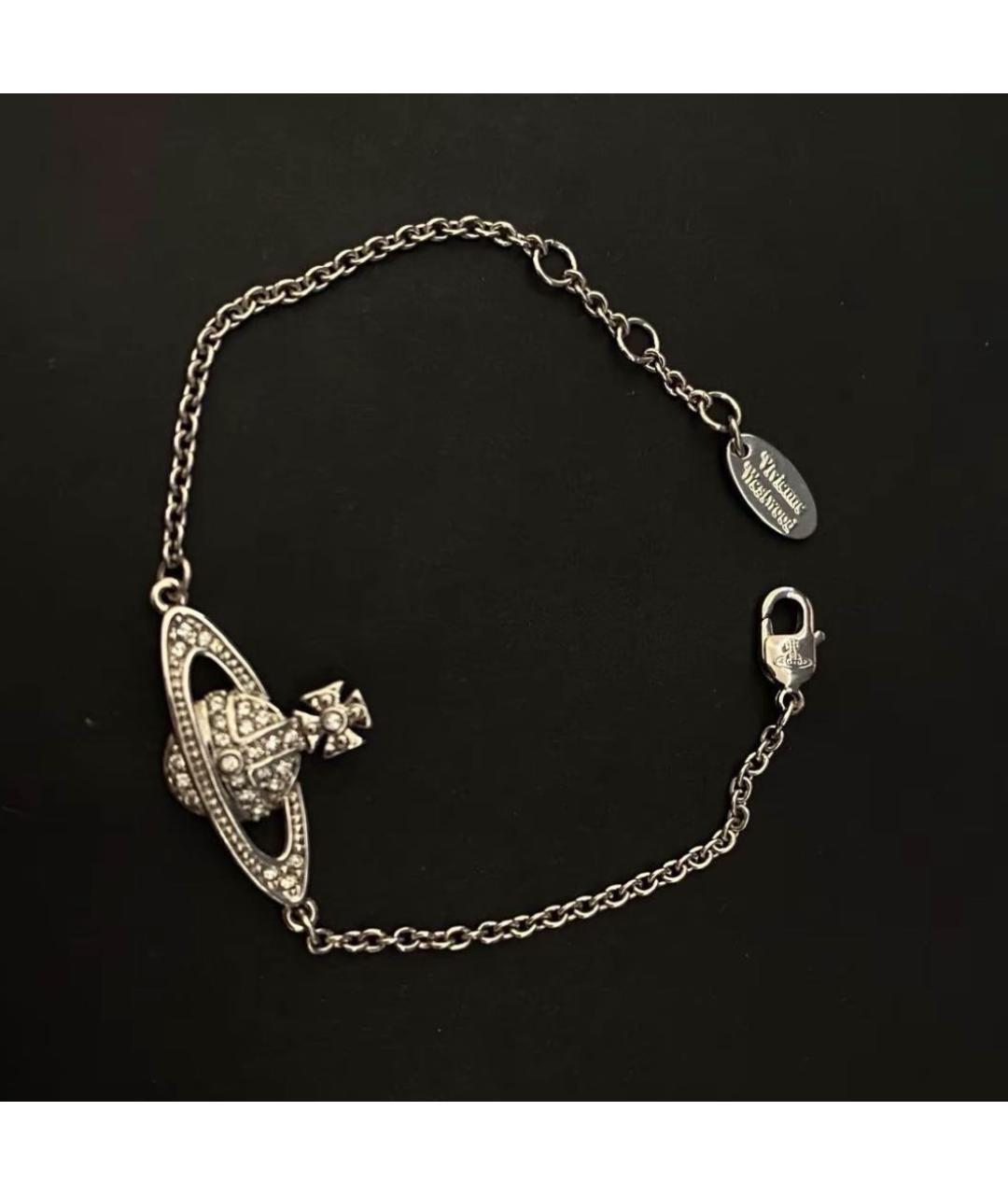 VIVIENNE WESTWOOD Серебрянный латунный браслет, фото 3