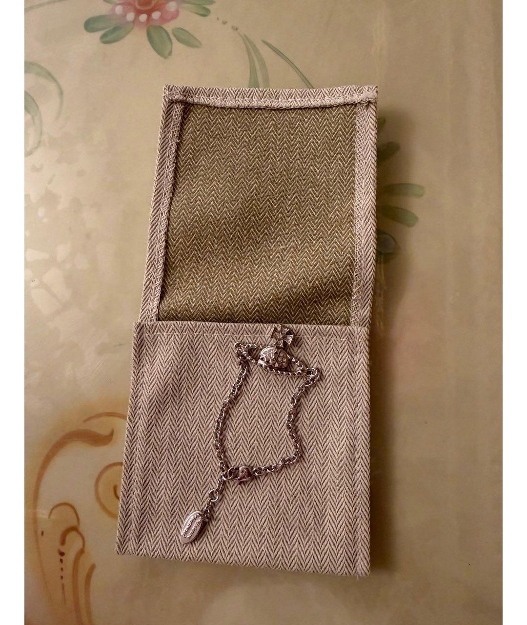 VIVIENNE WESTWOOD Серебрянный латунный браслет, фото 5