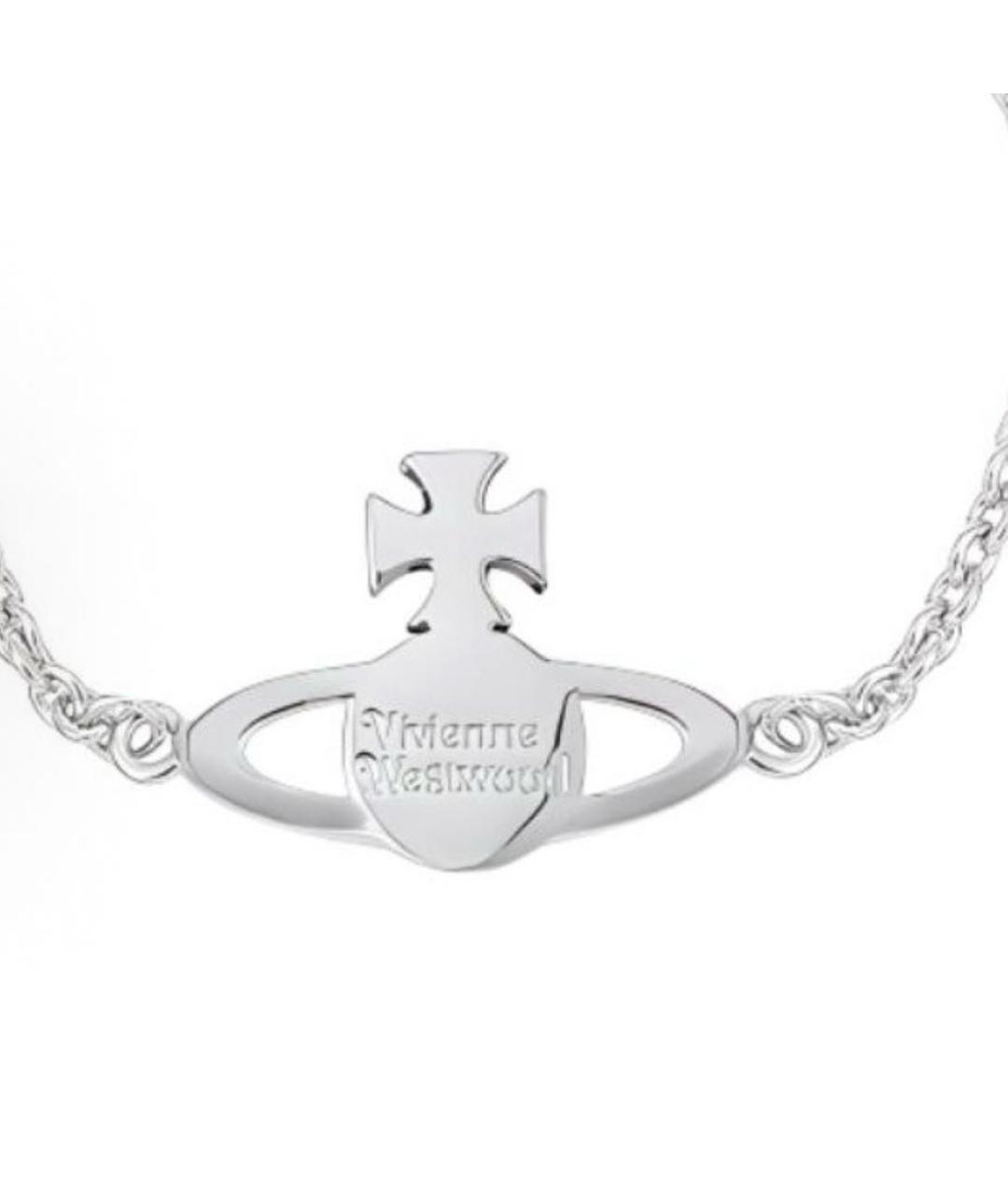 VIVIENNE WESTWOOD Серебрянный латунный браслет, фото 2