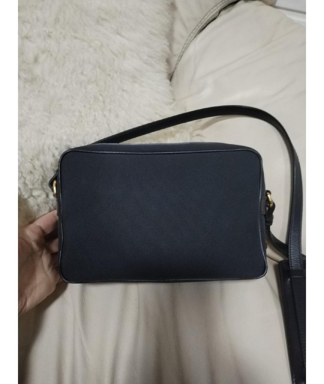 PRADA Черная кожаная сумка через плечо, фото 2