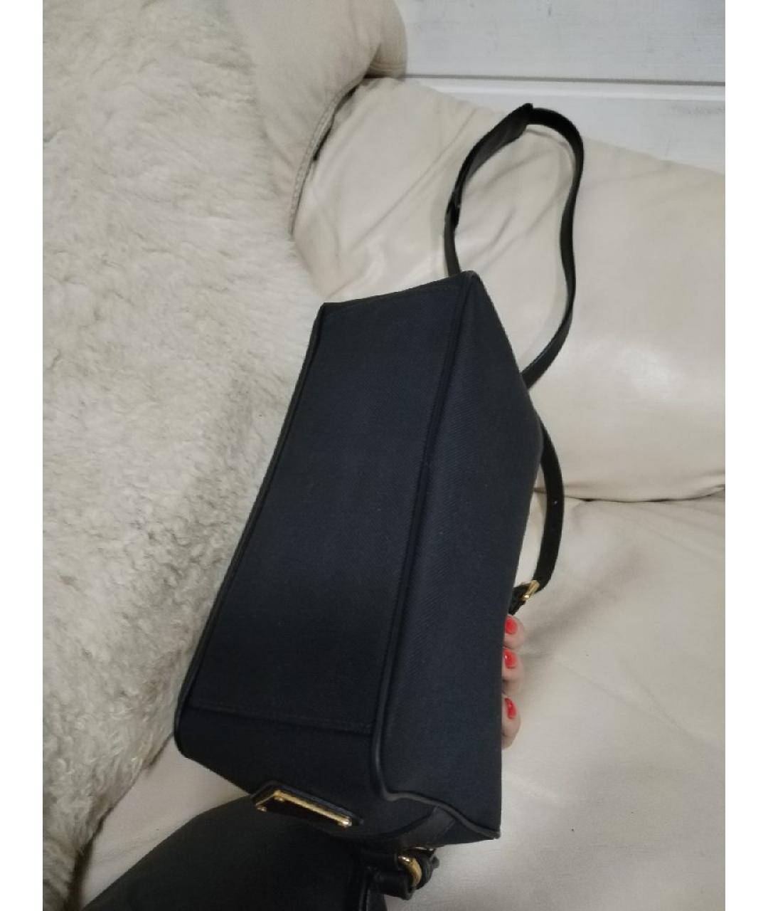PRADA Черная кожаная сумка через плечо, фото 7
