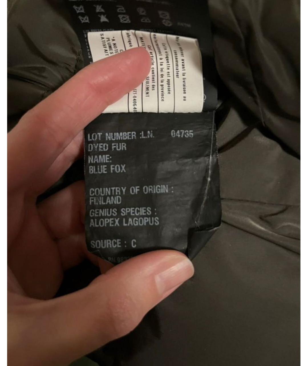 PRADA Зеленый полиамидовый пуховик, фото 5