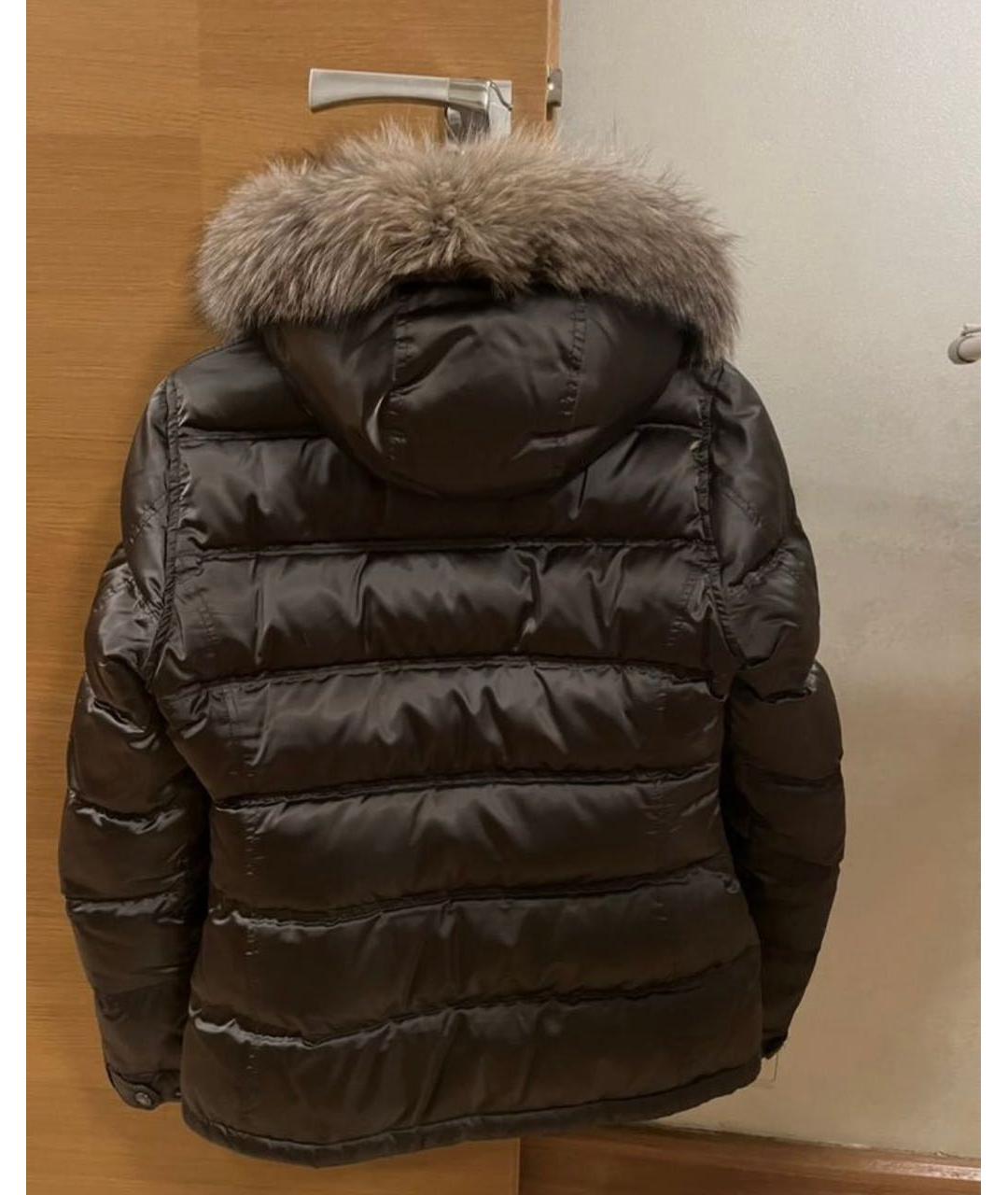 PRADA Зеленый полиамидовый пуховик, фото 2