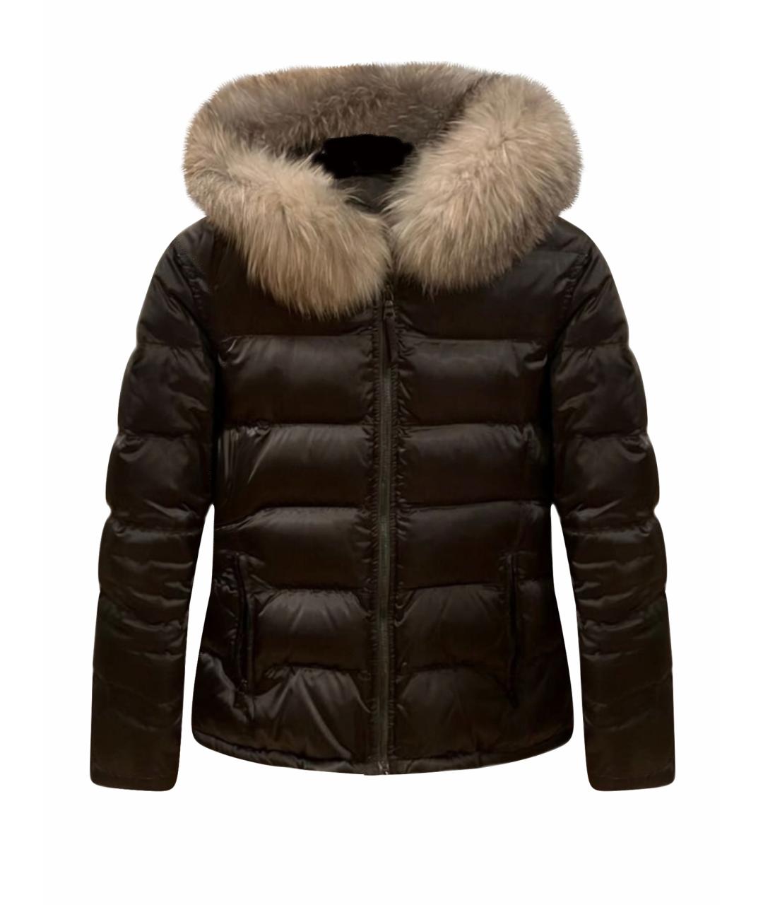 PRADA Зеленый полиамидовый пуховик, фото 1