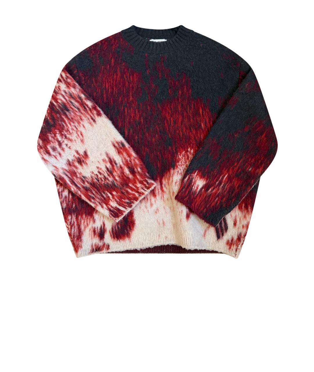 THE ATTICO Бордовый шерстяной джемпер / свитер, фото 1