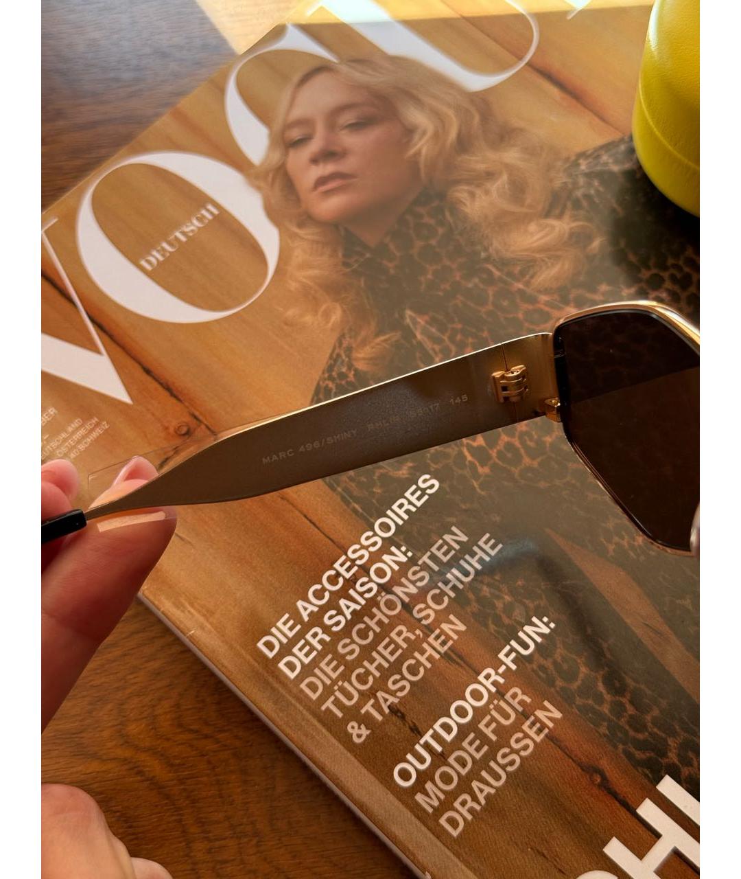 MARC JACOBS Черные солнцезащитные очки, фото 4