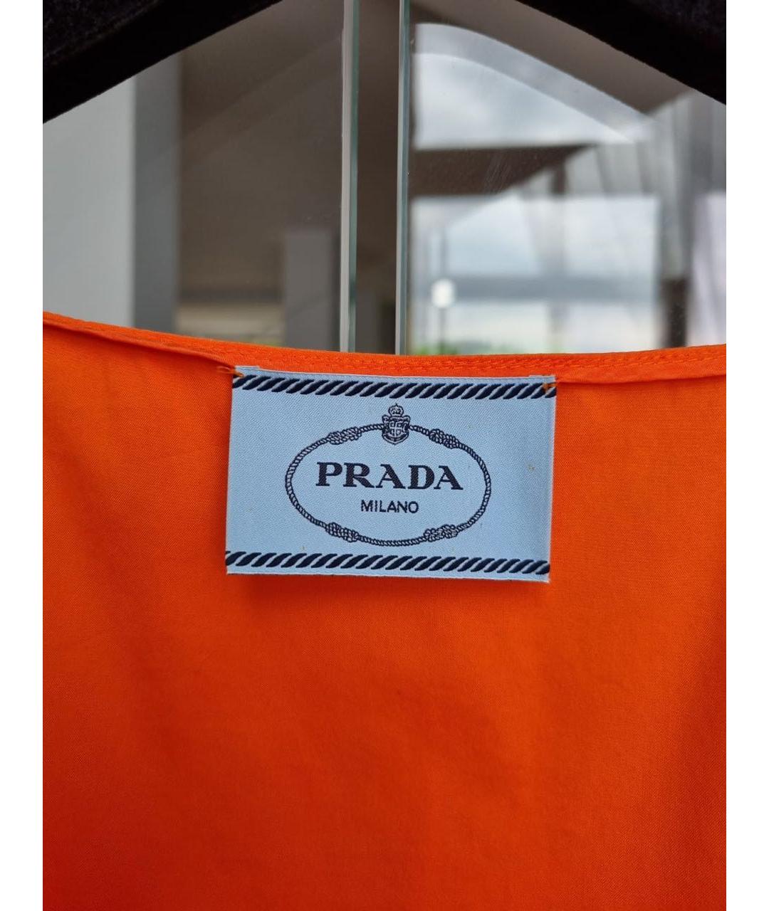 PRADA Оранжевое повседневное платье, фото 3