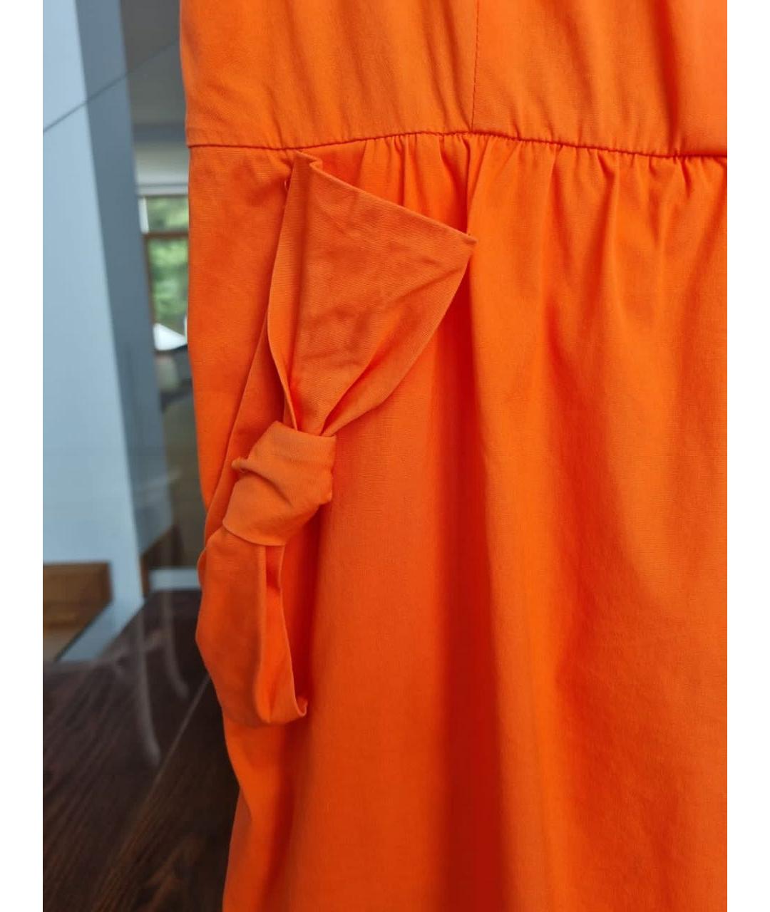 PRADA Оранжевое повседневное платье, фото 4