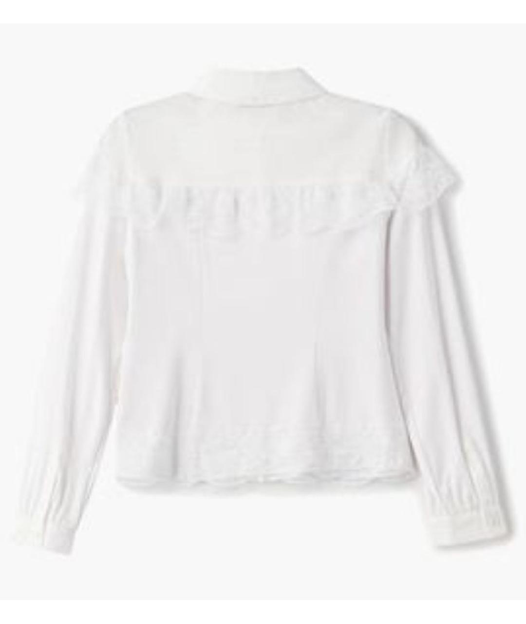 TWIN-SET Белая вискозная рубашка/блузка, фото 2