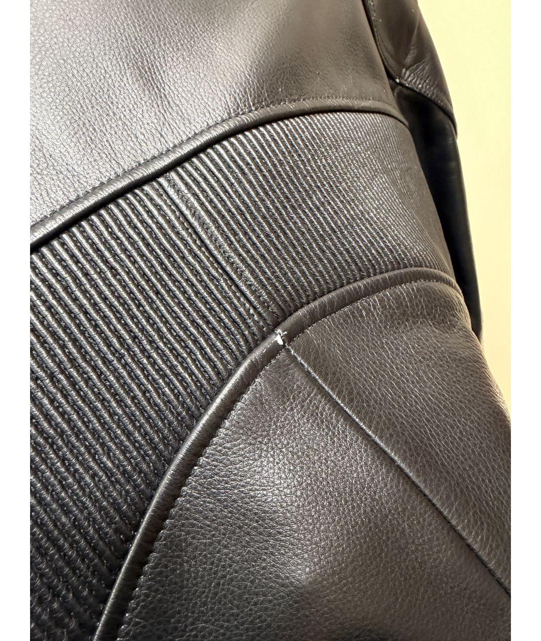 DIESEL Черная кожаная куртка, фото 7