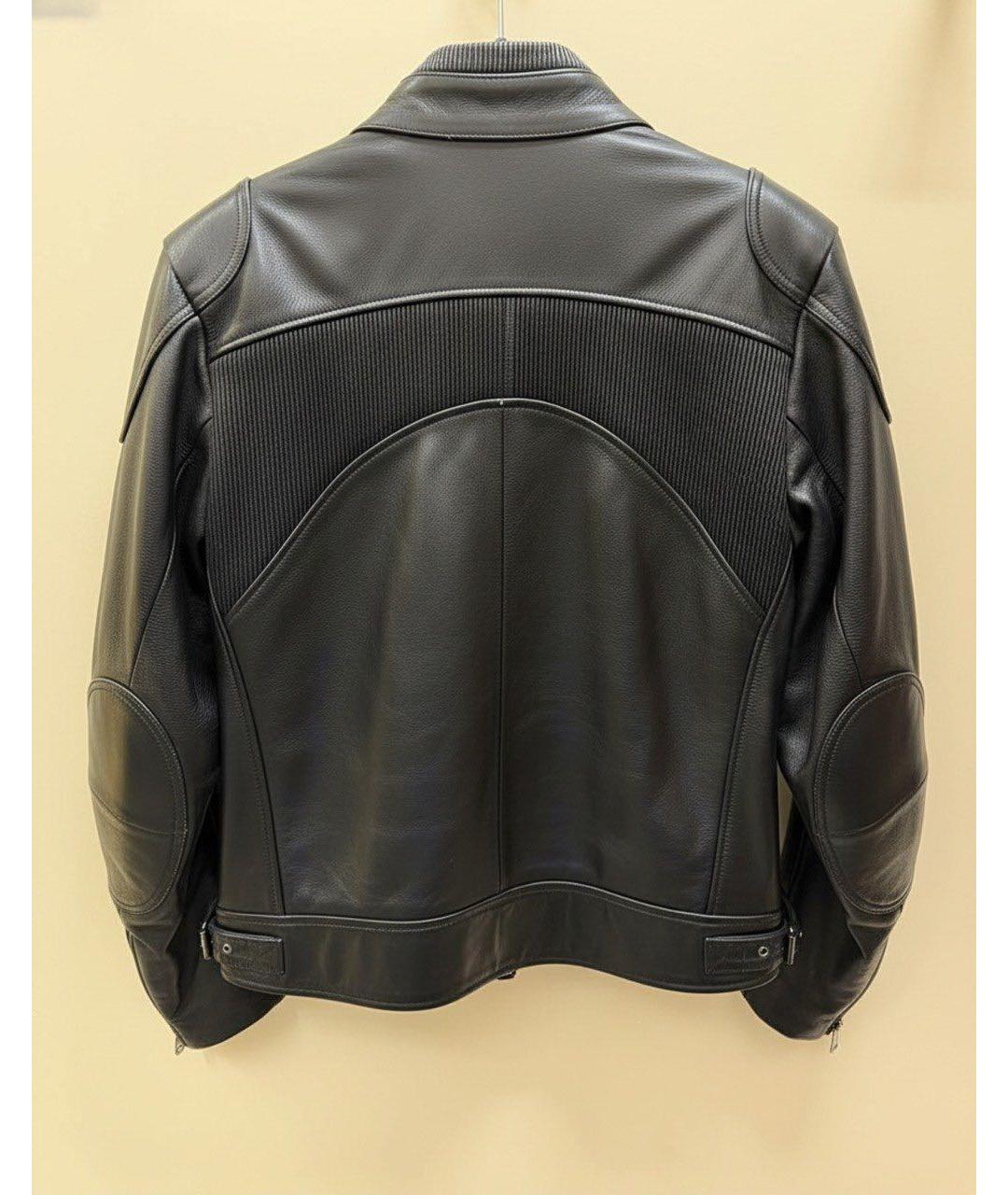 DIESEL Черная кожаная куртка, фото 2
