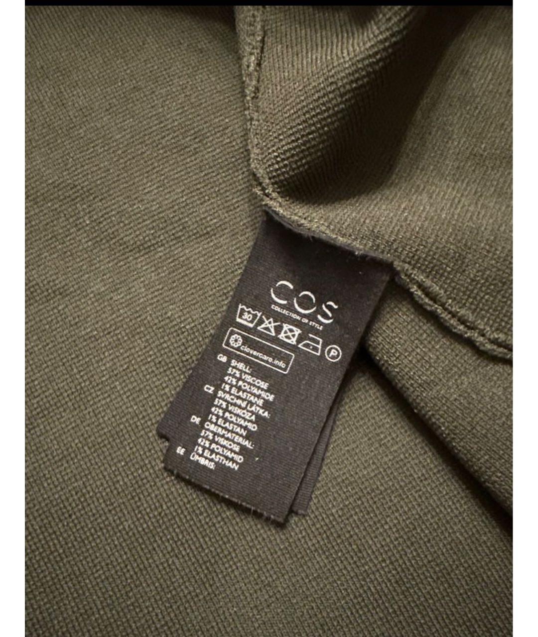 COS Зеленый вискозный кардиган, фото 4