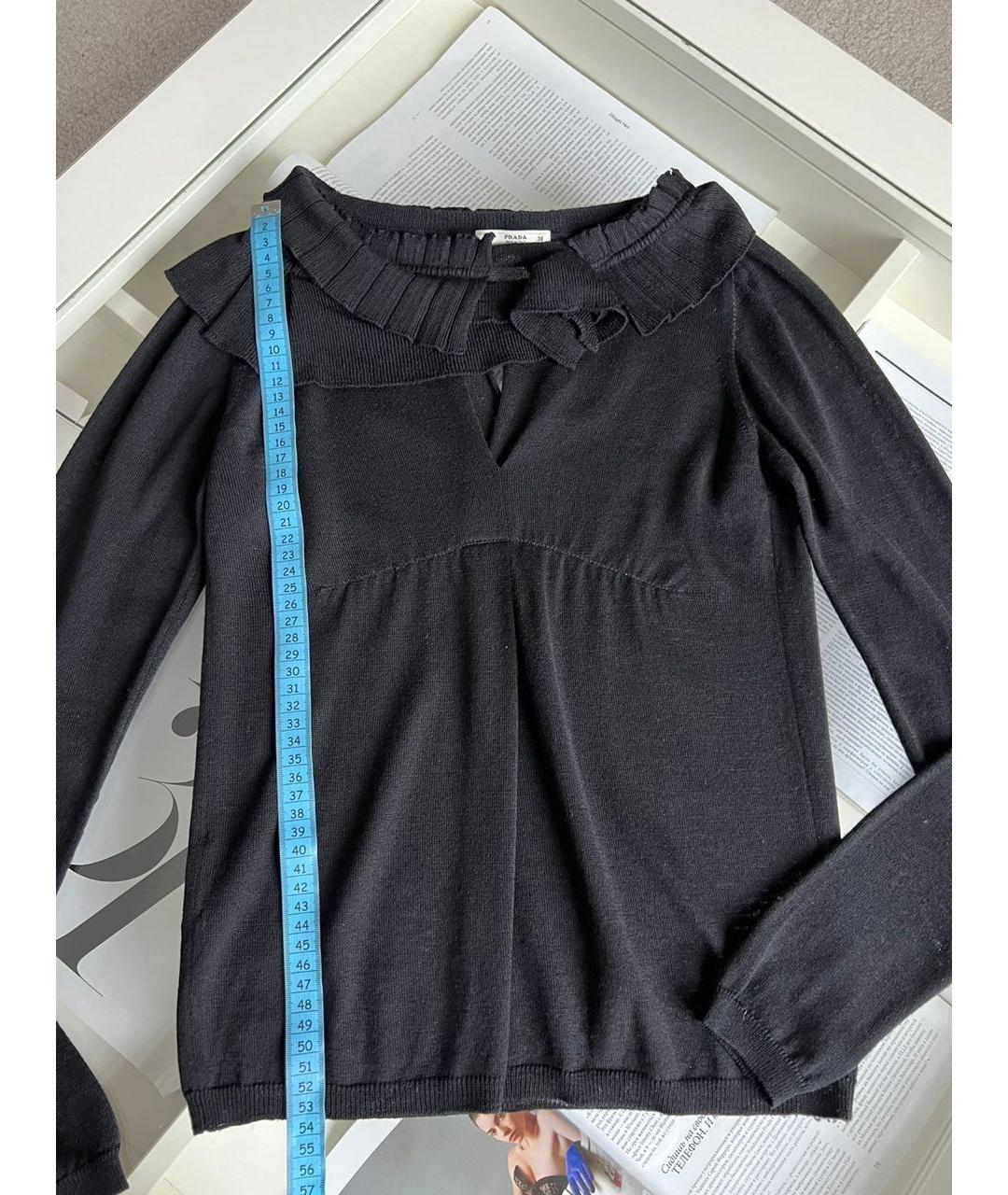 PRADA Черный джемпер / свитер, фото 7