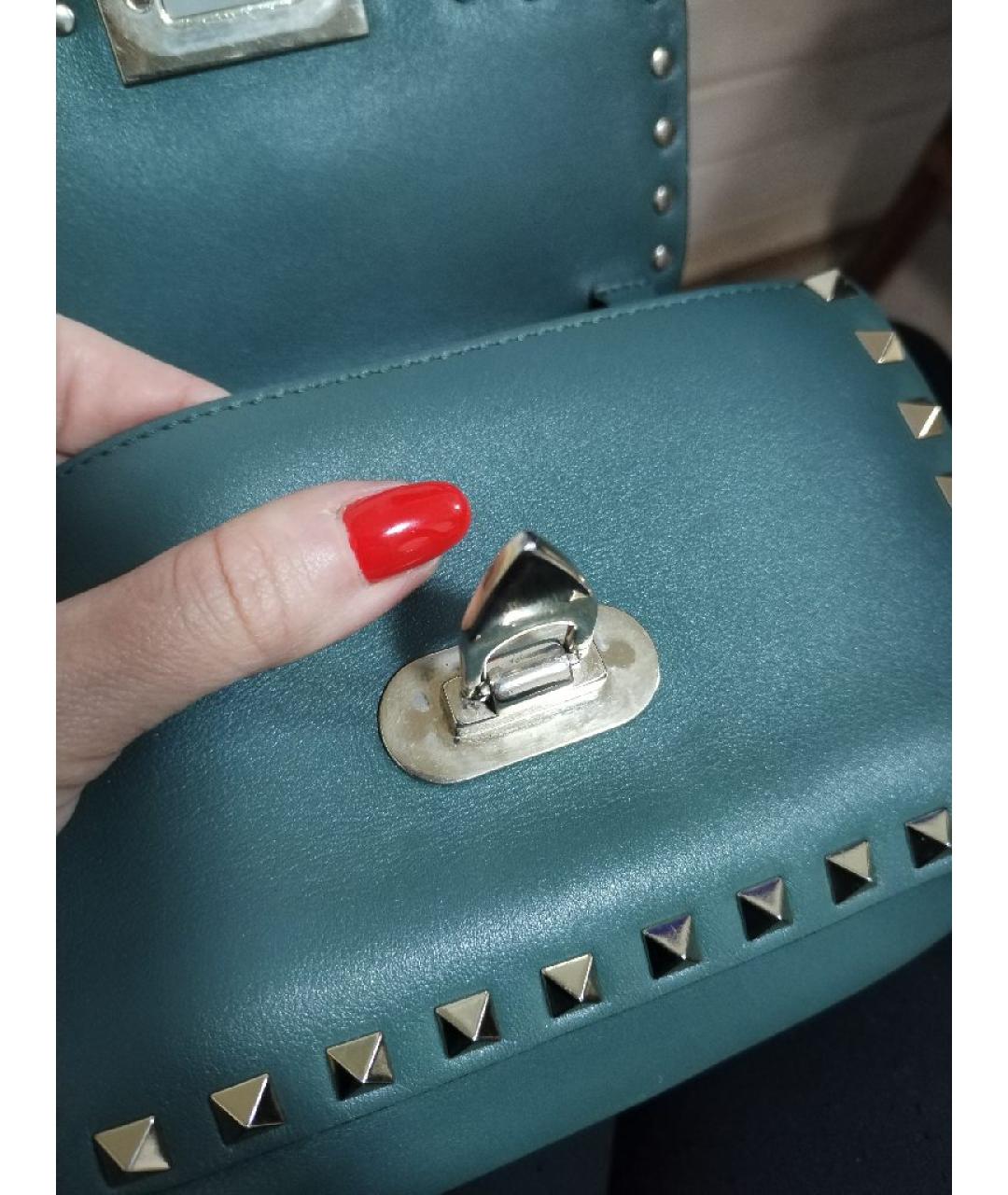 VALENTINO Кожаная сумка через плечо, фото 6