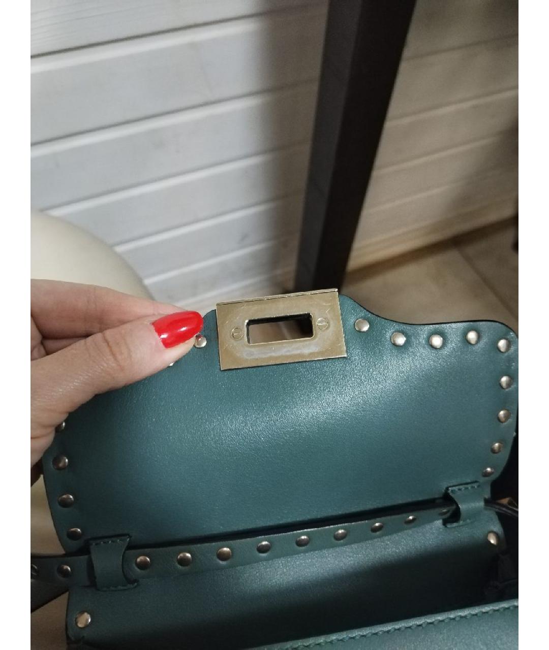 VALENTINO Кожаная сумка через плечо, фото 7