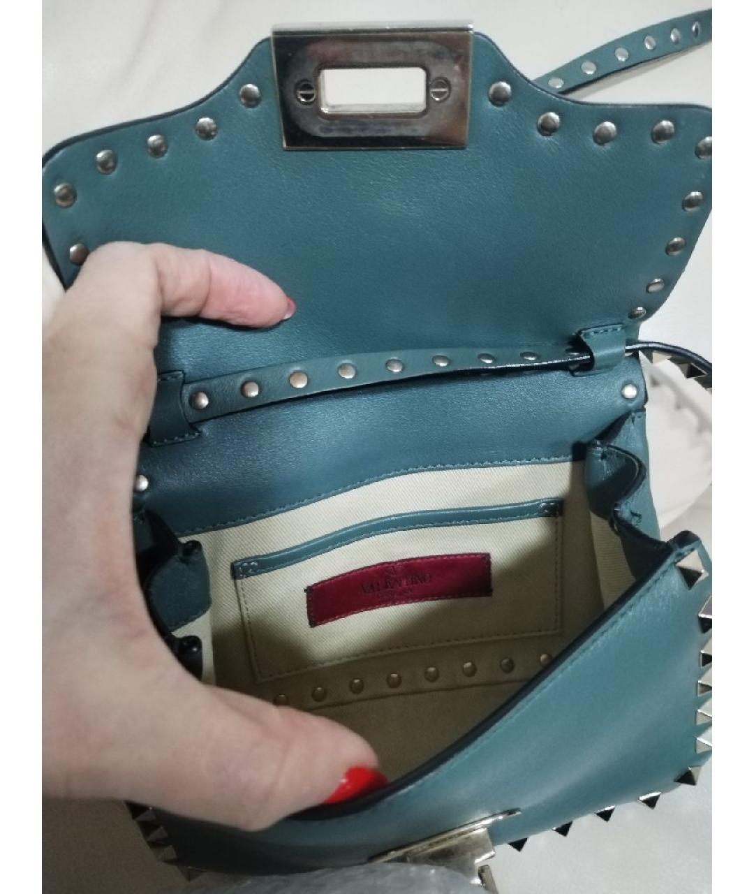 VALENTINO Кожаная сумка через плечо, фото 5