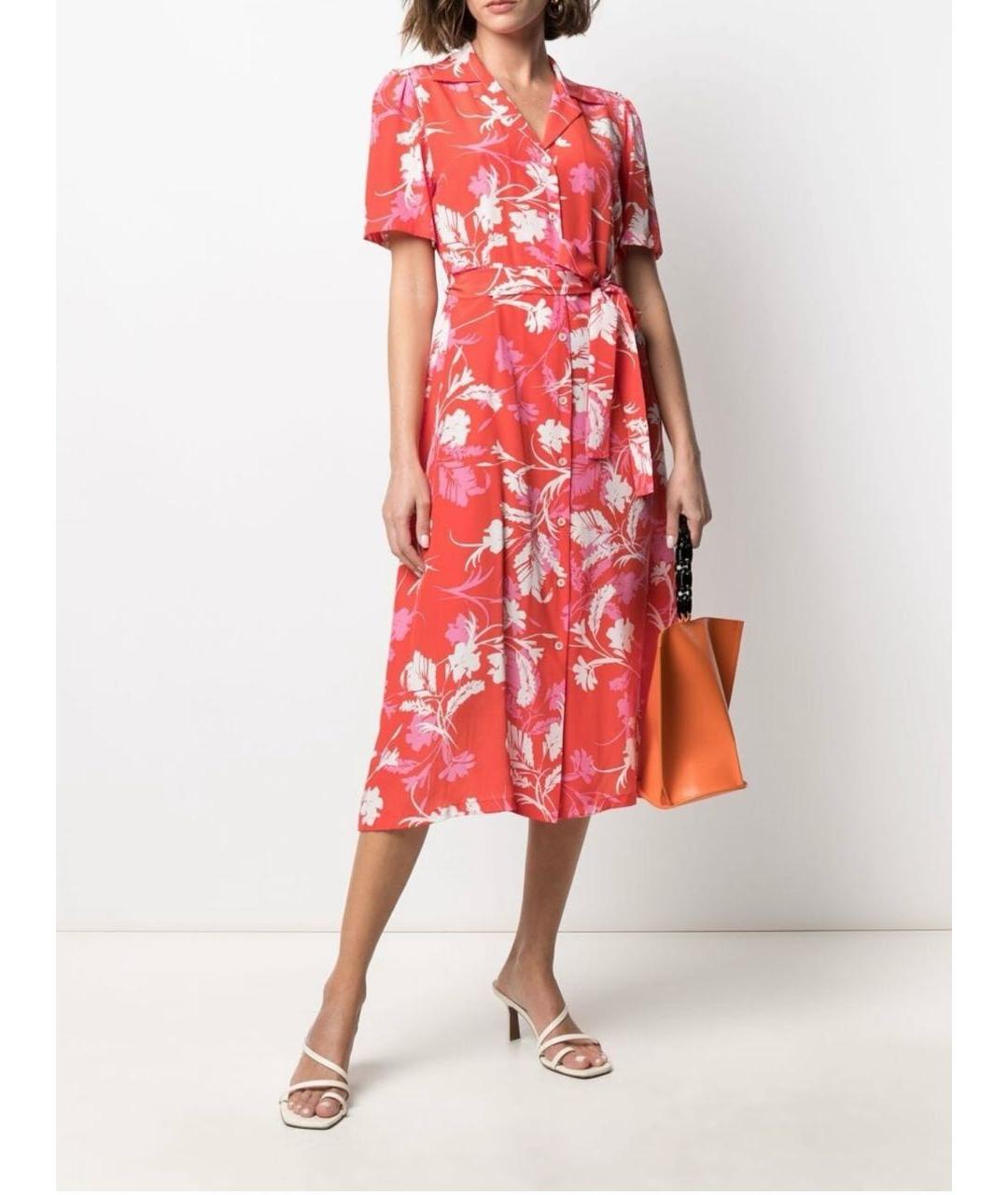 P.A.R.O.S.H. Красное шелковое повседневное платье, фото 2