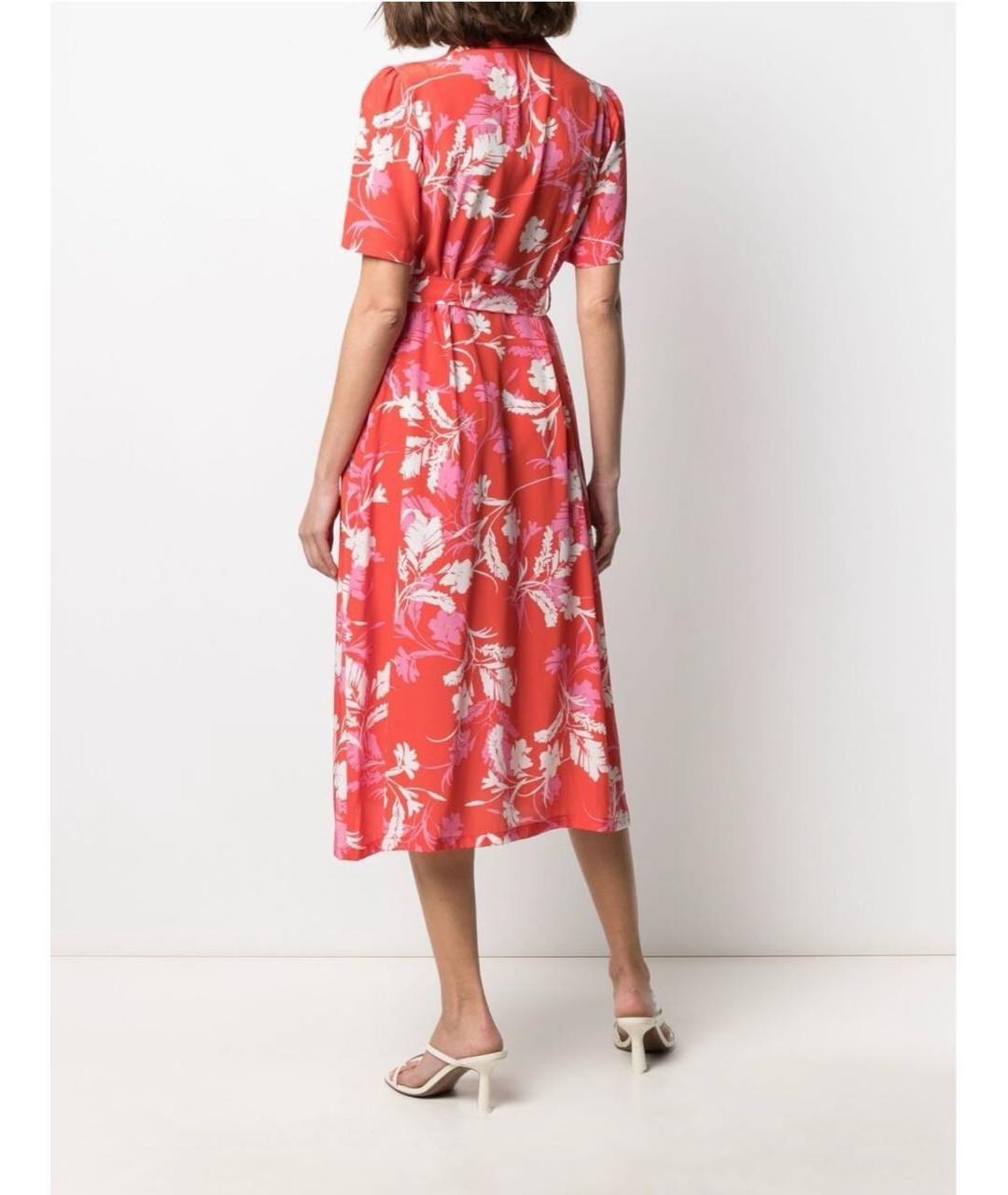 P.A.R.O.S.H. Красное шелковое повседневное платье, фото 3