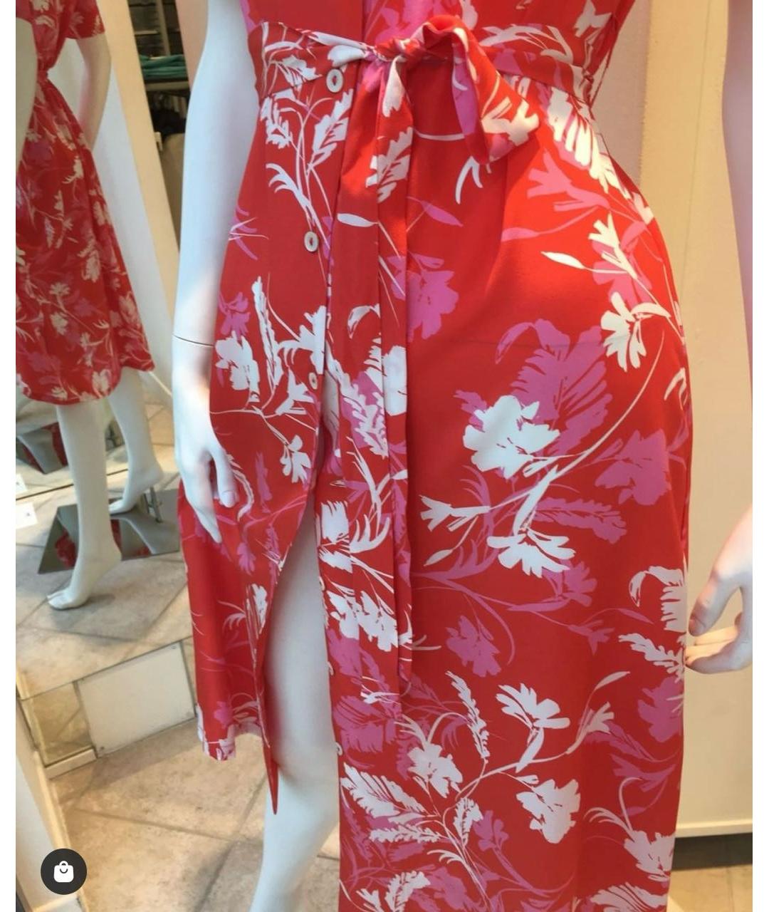 P.A.R.O.S.H. Красное шелковое повседневное платье, фото 8