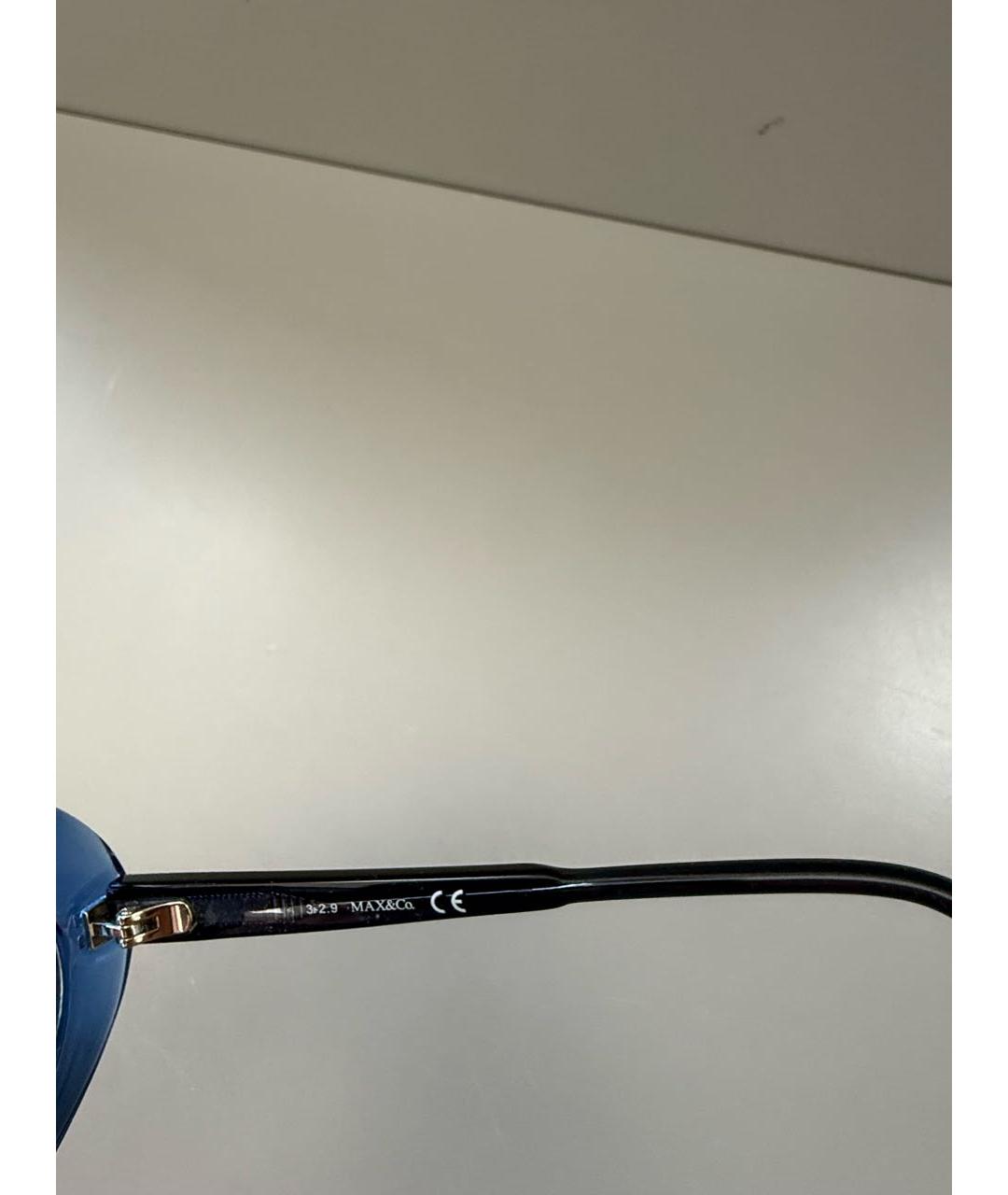 MAX&CO Синие пластиковые солнцезащитные очки, фото 7