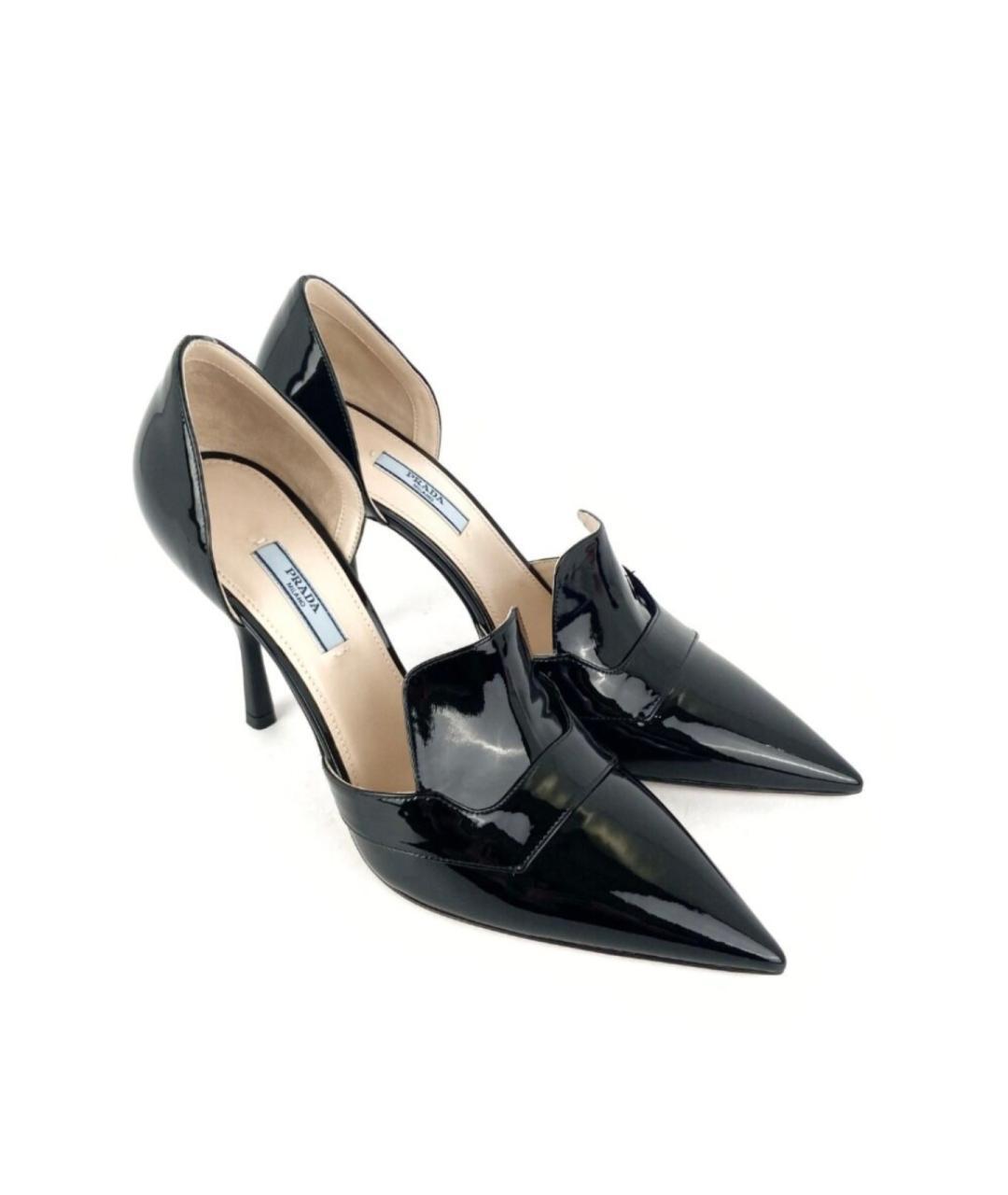 PRADA Черные туфли из лакированной кожи, фото 2