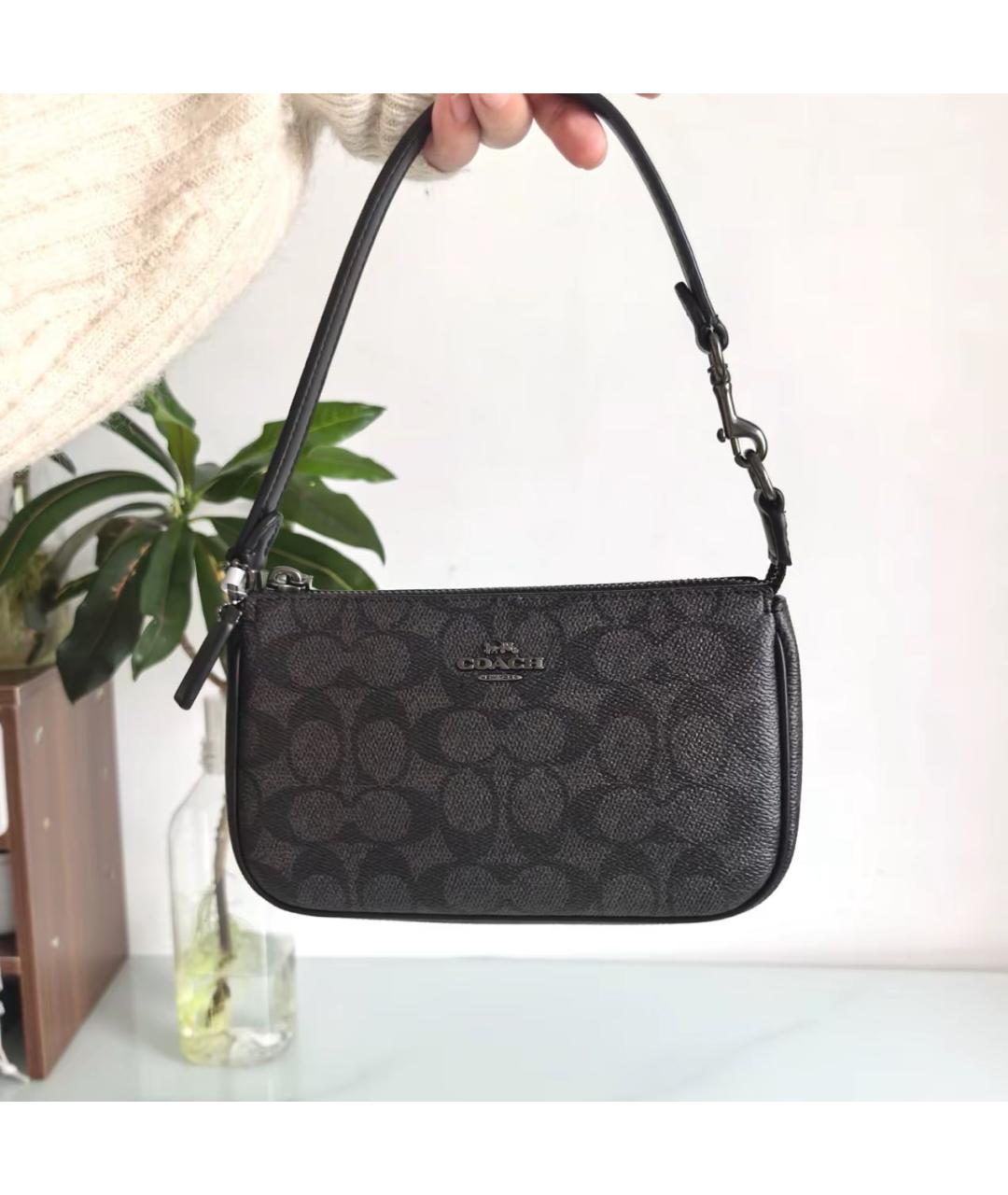 COACH Серая сумка через плечо, фото 7