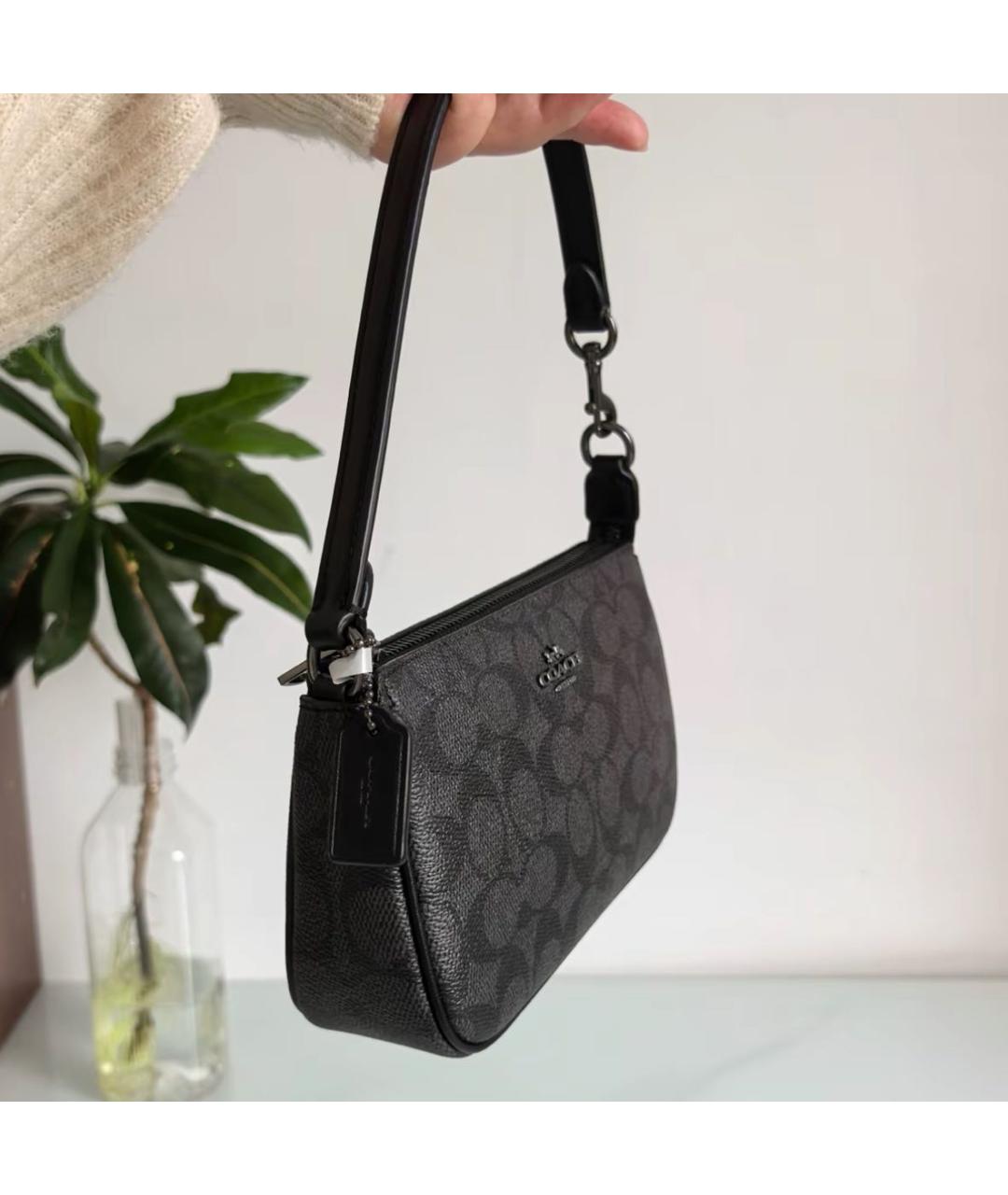 COACH Серая сумка через плечо, фото 8