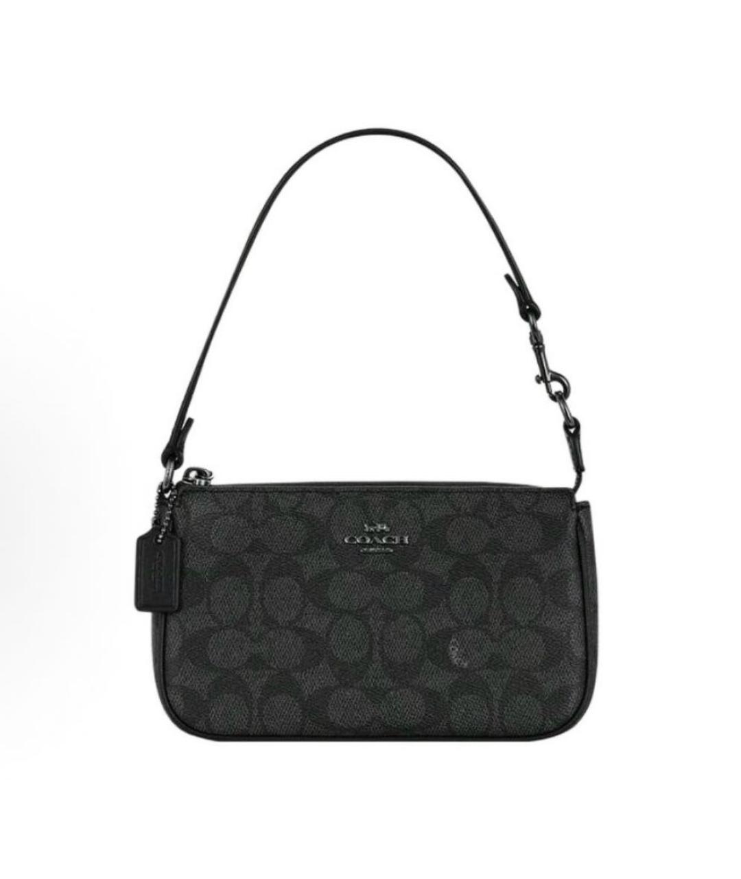 COACH Серая сумка через плечо, фото 9
