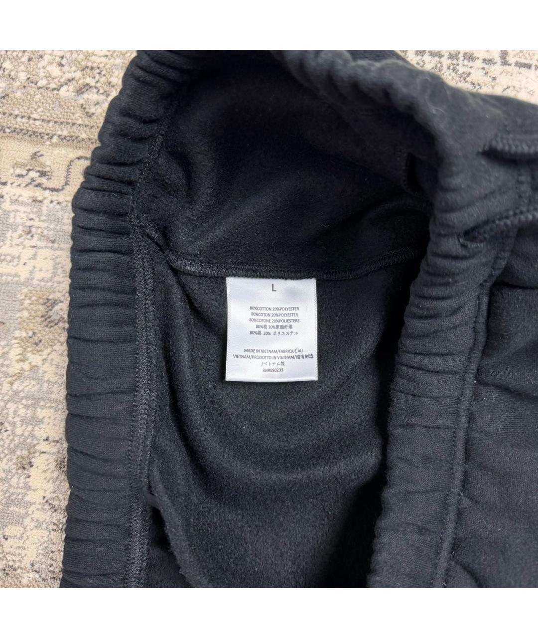 FEAR OF GOD ESSENTIALS Черные хлопко-эластановые повседневные брюки, фото 5