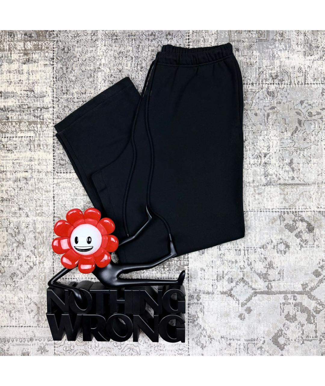 FEAR OF GOD ESSENTIALS Черные хлопко-эластановые повседневные брюки, фото 6