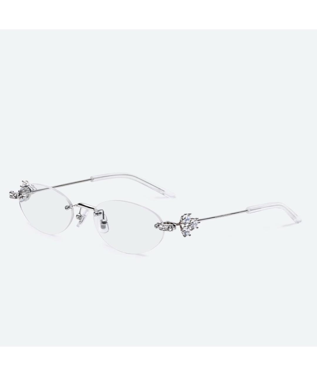 GENTLE MONSTER Серебряные металлические солнцезащитные очки, фото 4