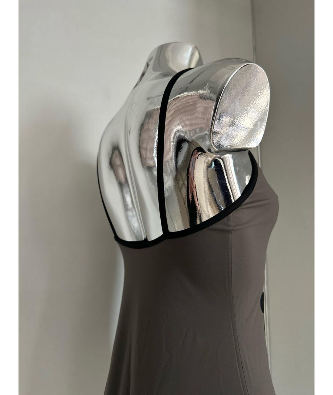 HERMES Антрацитовый полиамидовый купальник, фото 4