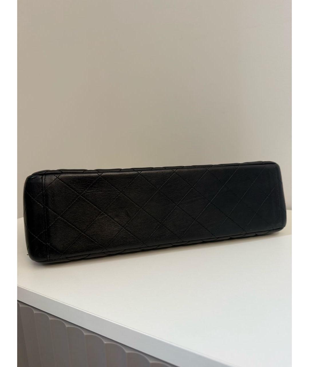 CHANEL Черная кожаная сумка через плечо, фото 3
