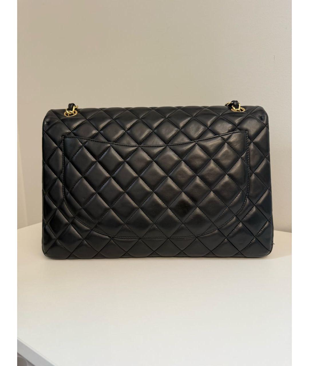 CHANEL Черная кожаная сумка через плечо, фото 2