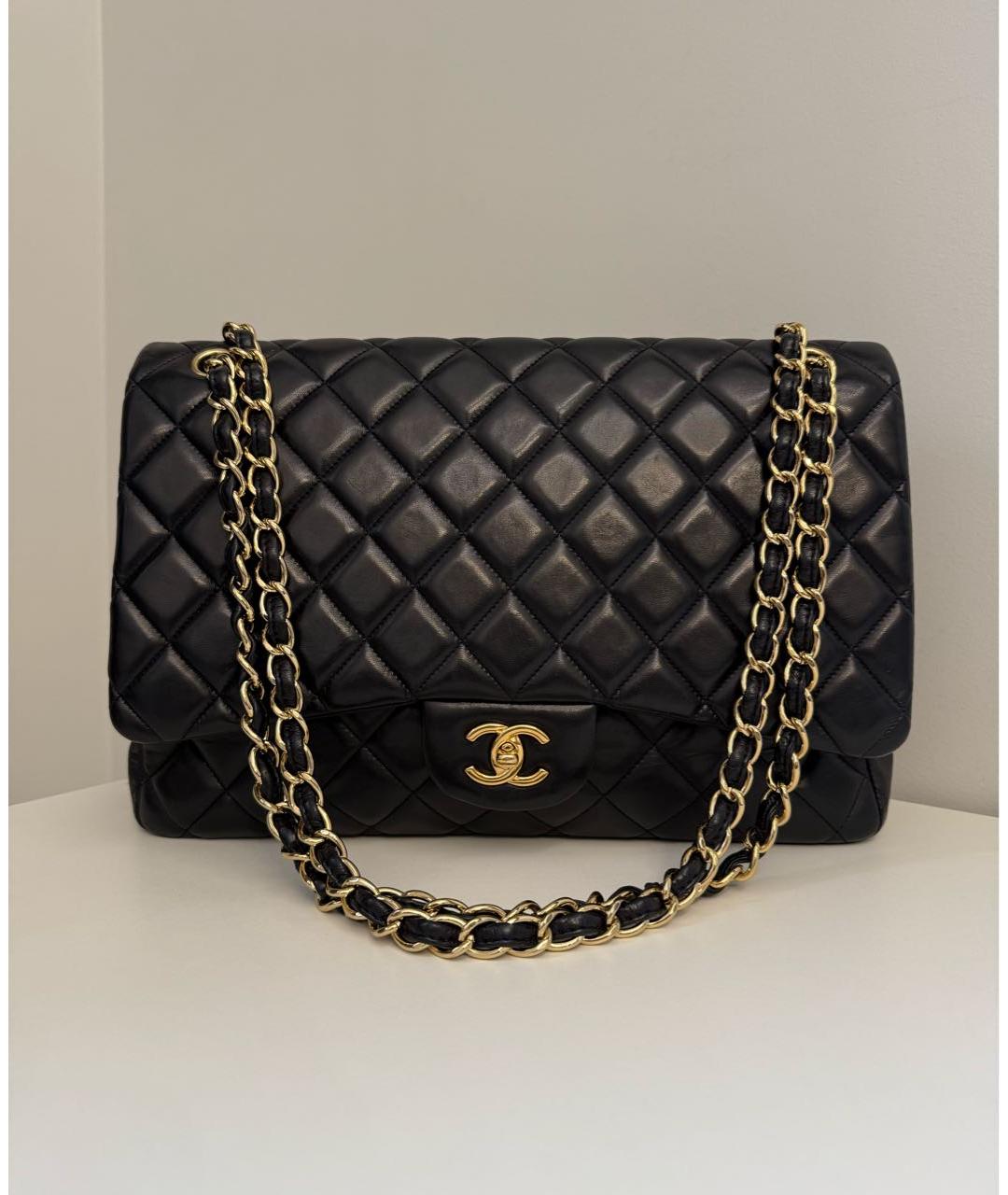 CHANEL Черная кожаная сумка через плечо, фото 9