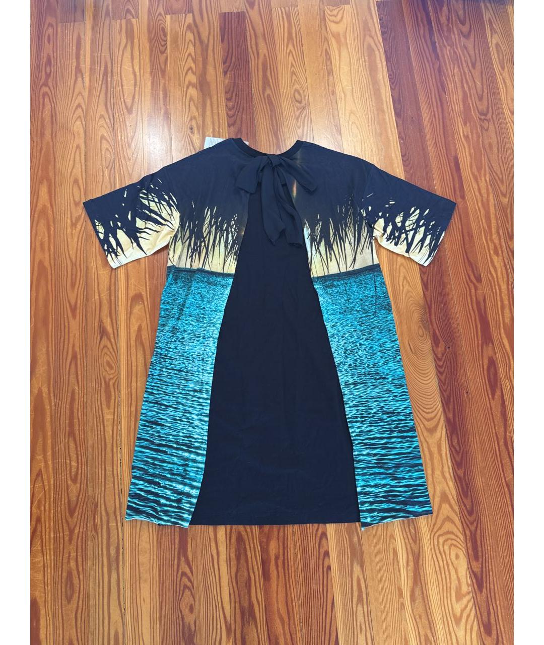 NO. 21 Мульти хлопко-эластановое платье, фото 2