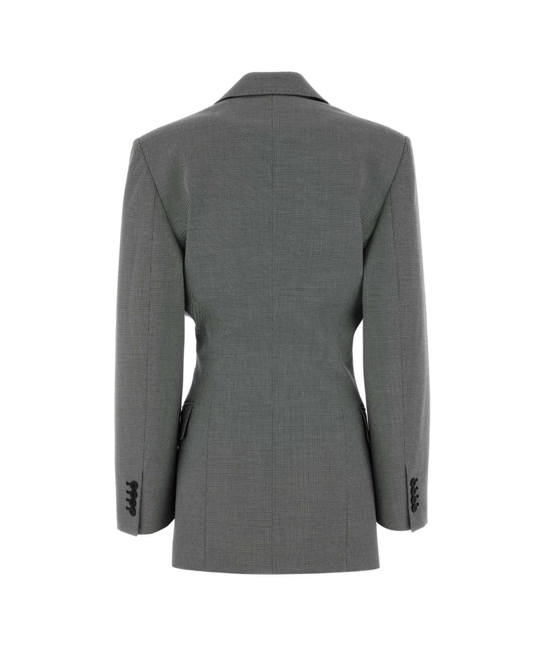 THE ATTICO Мульти шерстяной жакет/пиджак, фото 2