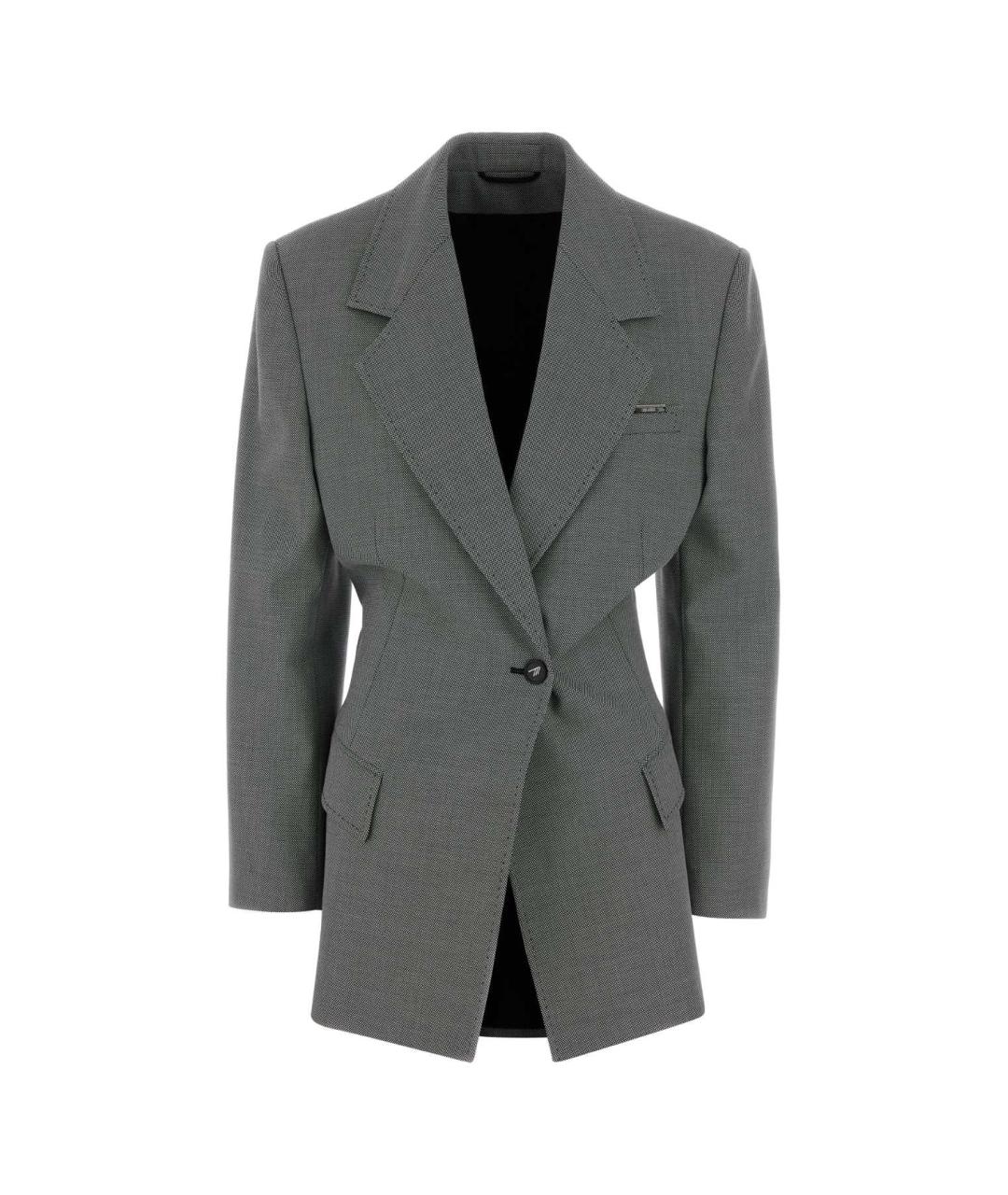 THE ATTICO Мульти шерстяной жакет/пиджак, фото 1