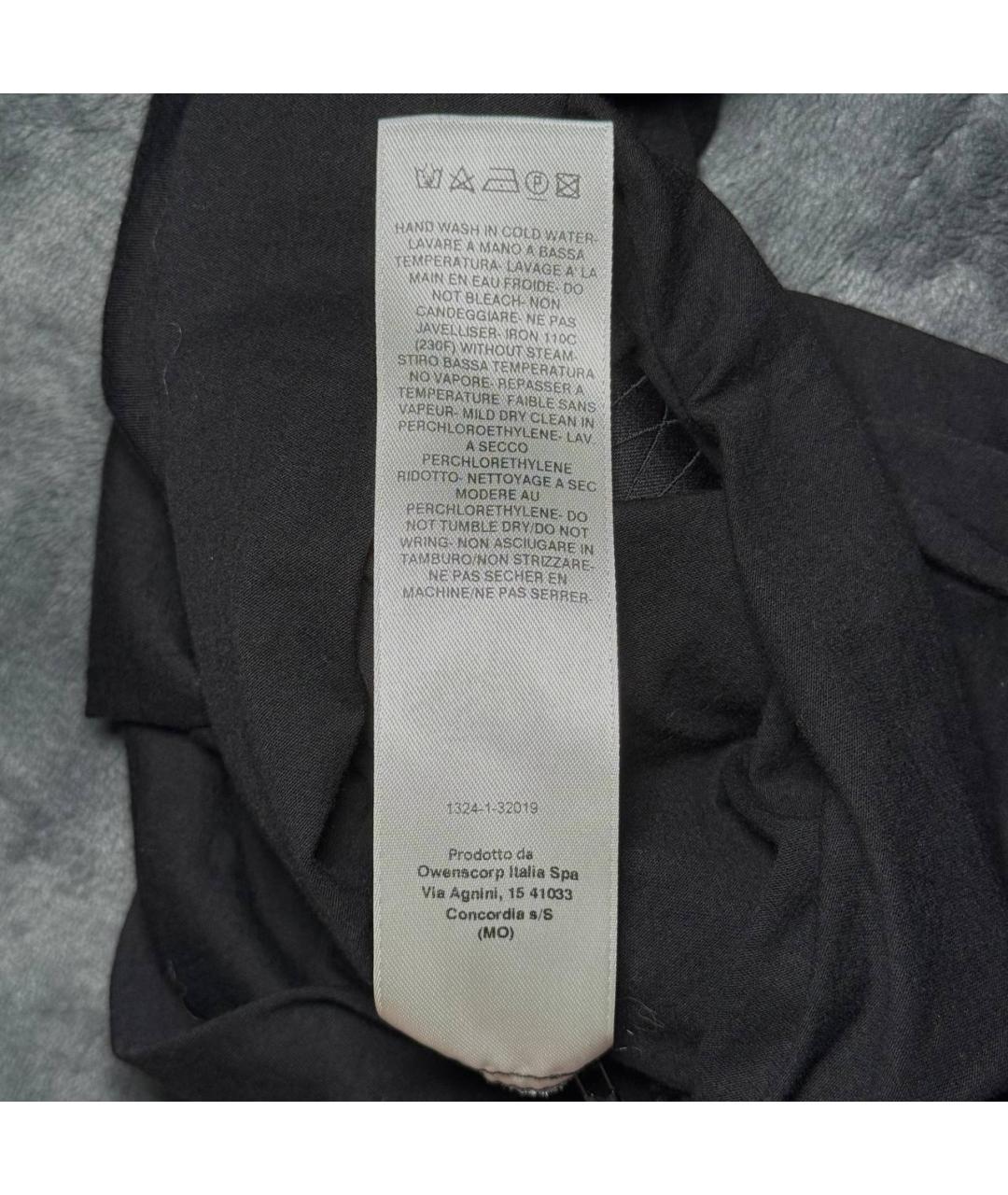 RICK OWENS Черная майка, фото 8