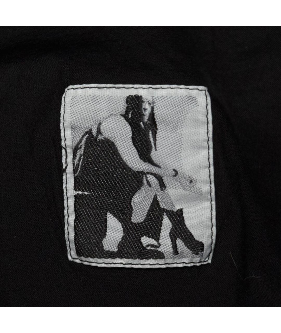 RICK OWENS Черная майка, фото 5