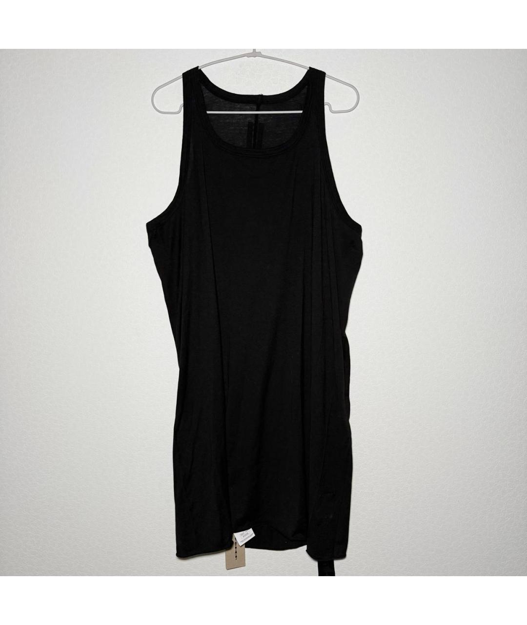 RICK OWENS Черная майка, фото 10