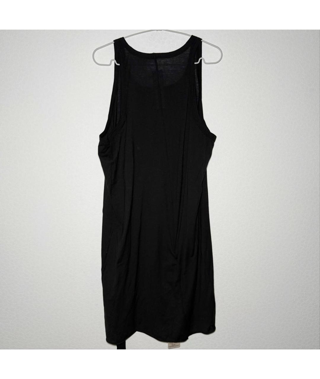 RICK OWENS Черная майка, фото 3