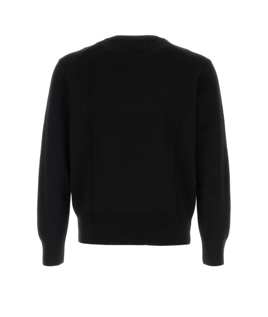 Ami Paris Черный шерстяной джемпер / свитер, фото 2