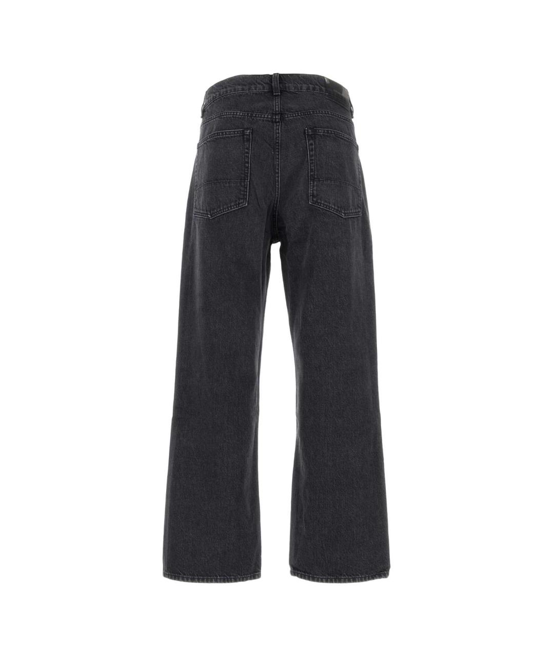 OUR LEGACY Серые хлопковые прямые джинсы, фото 2