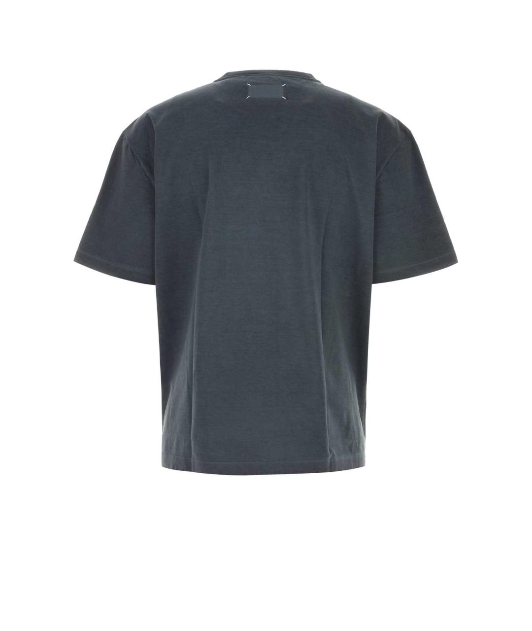 MAISON MARGIELA Серая хлопковая футболка, фото 2